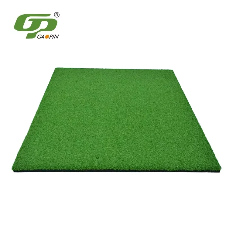 GP OEM Practice Turf Artificial Grass Swing Mat Anti-Slip Base Premium Grass Mat Rubber Golf Hitting Mat