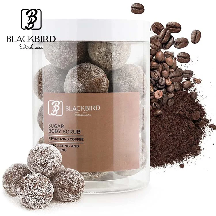 ODM Scented lemon peach chocolate gold argan oil exfoliator whipped  brightening face coffee sugar body scrub