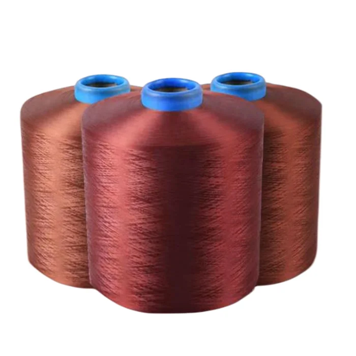 Пряжа из полиэстера 150D DTY окрашенная нить для