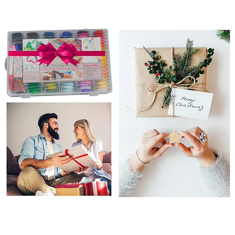 276 Pieces Of Embroidery Floss Cross Stitch Supplies Embroidery String Art Friendship Bracelet String Kit