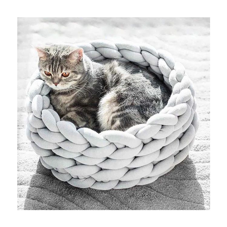 Cat Mat Pet Dog Animals Sleeping Sofa Soft Round Beds House Products For Cats