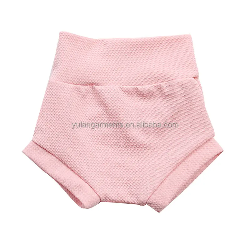 2023 Little Girl Bummies Shorts Pants Solid Colorful Velvet Soft Kids Clothes Shorts Boutique Children Bummies Pants