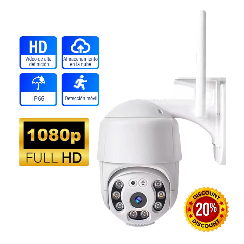 A12 PTZ 2MP 1080P Yi iot IP66 outdoor POE Two-way voice Mobile Tracking camera WIFI remote Motion Detection PTZ A12 camera