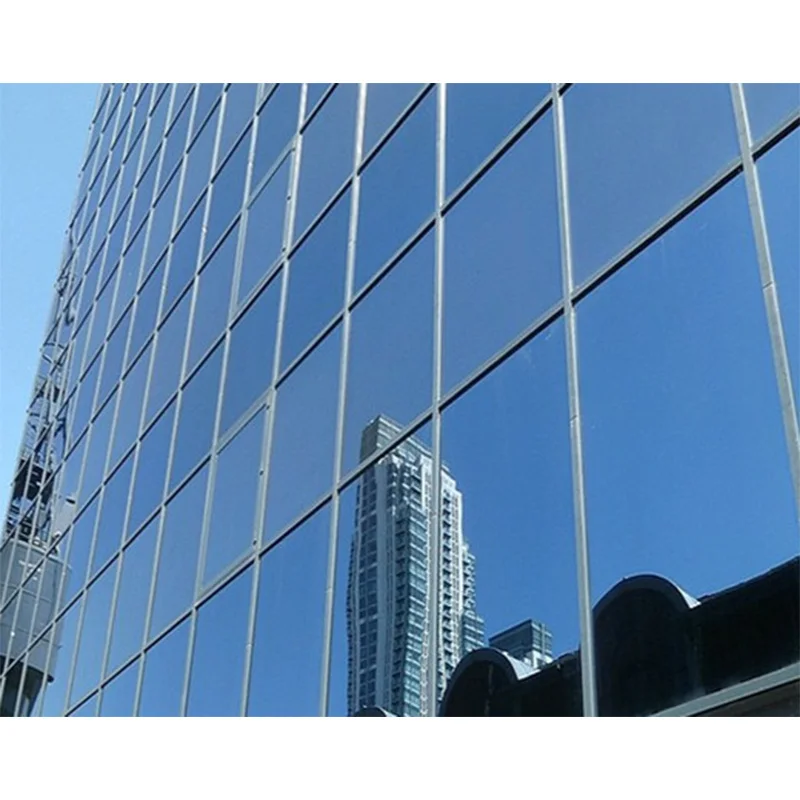 Aluminum Alloy Energy Saving Soundproof Reflective Low-e Insulated Glass Curtain Wall