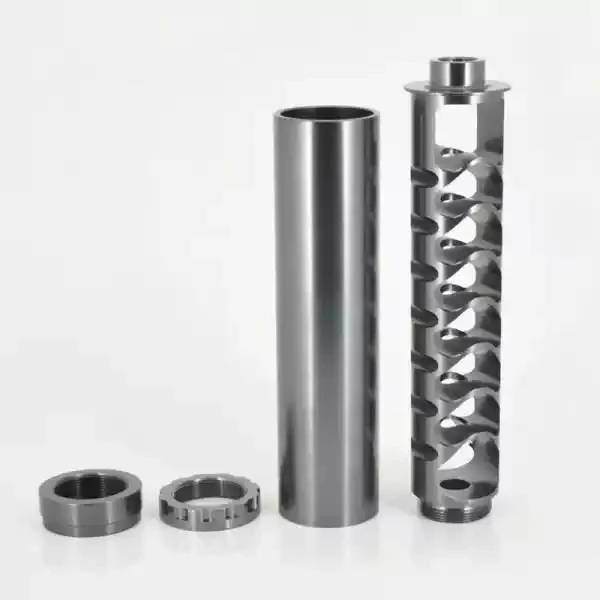 Cheap Oen CNC Machining Titanium Fuel Filter Custom CNC Turning Machining Fuel Filter Tubes Precision Parts