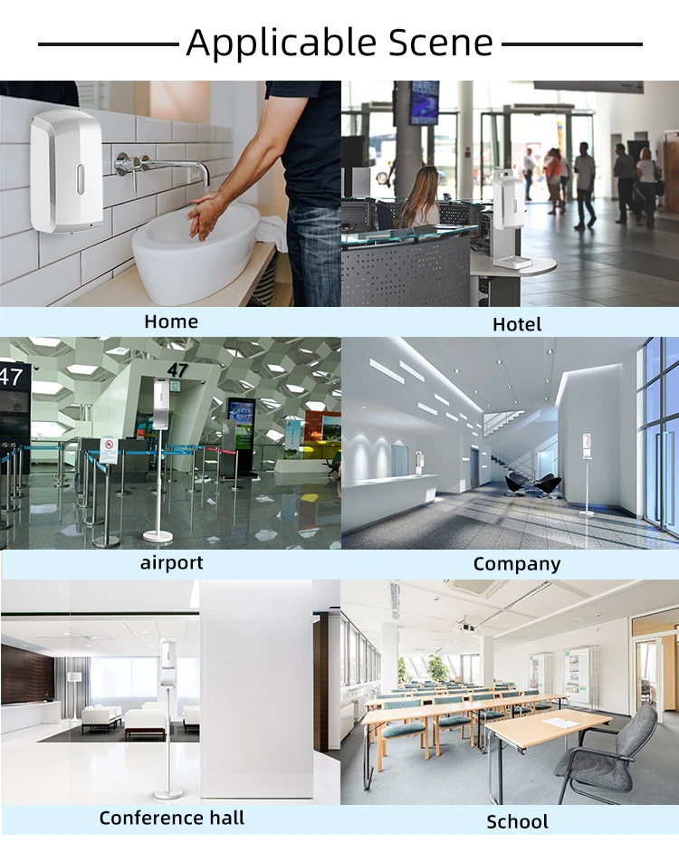 Wisekleen 2021 Hot Sell Adjustable wall mounted hand soap bottle liquid soap dispenser modern holder