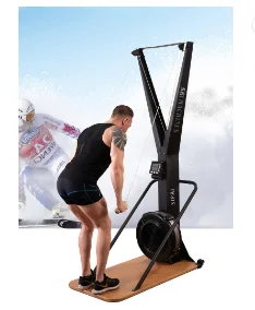 Cardio gym fitness simulator skiing machine skiing trainer commercial revolving ski machine