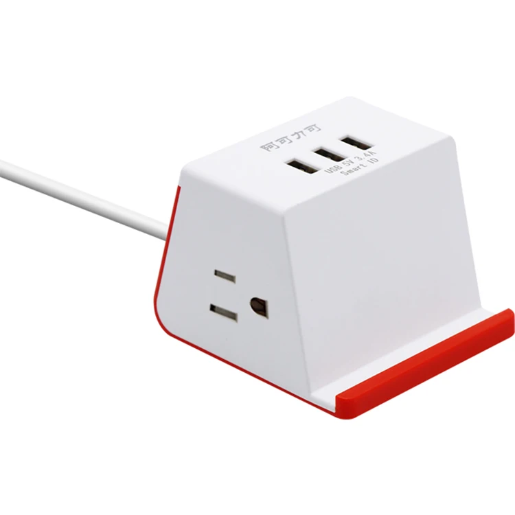 Wall extension cord and socket outlet in accordance with North American Standard