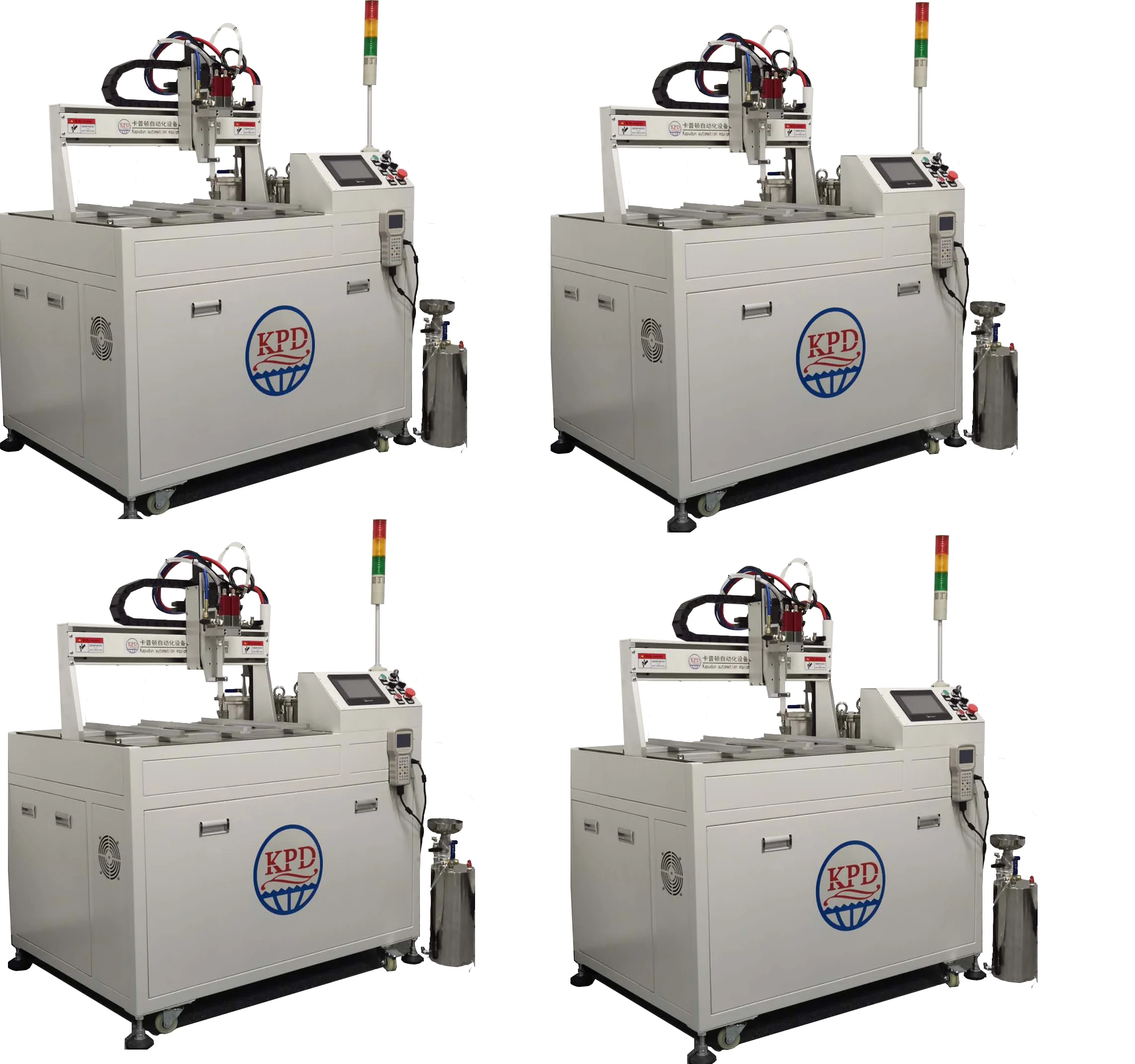 Epoxy Resin drop machine applying clear resin to fridge magnets machine transparent resin for 2 compounds adhesive materials