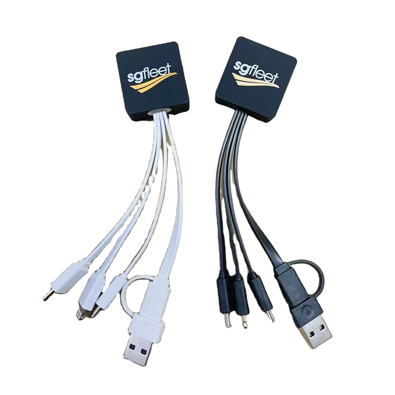 Affordable multifunctional three in one charging data cable customized for easy carrying keychain data cable