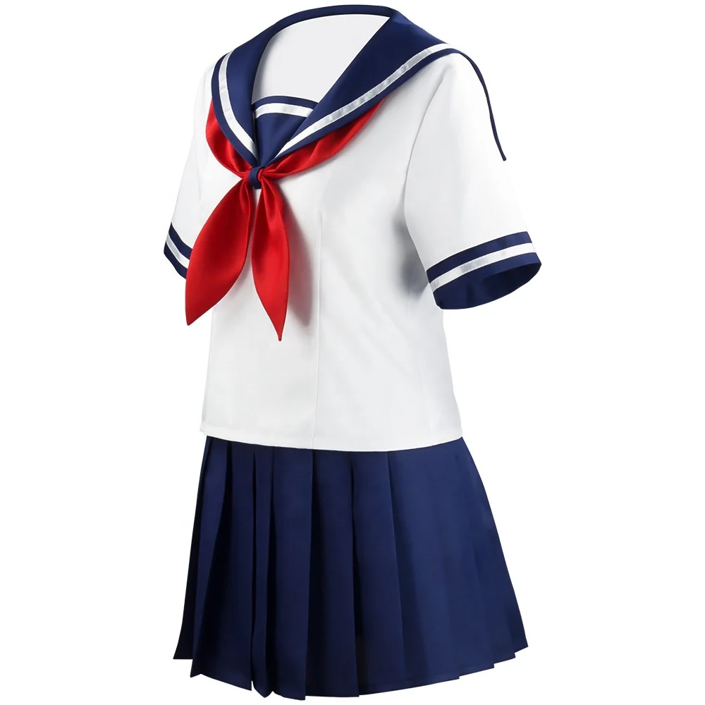 Sailor Uniform School Uniform College Style Game Cosplay Clothing Costume Women