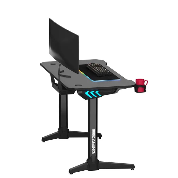 Sturdy Modern Home Bamboo Computer Desk with Drawers
