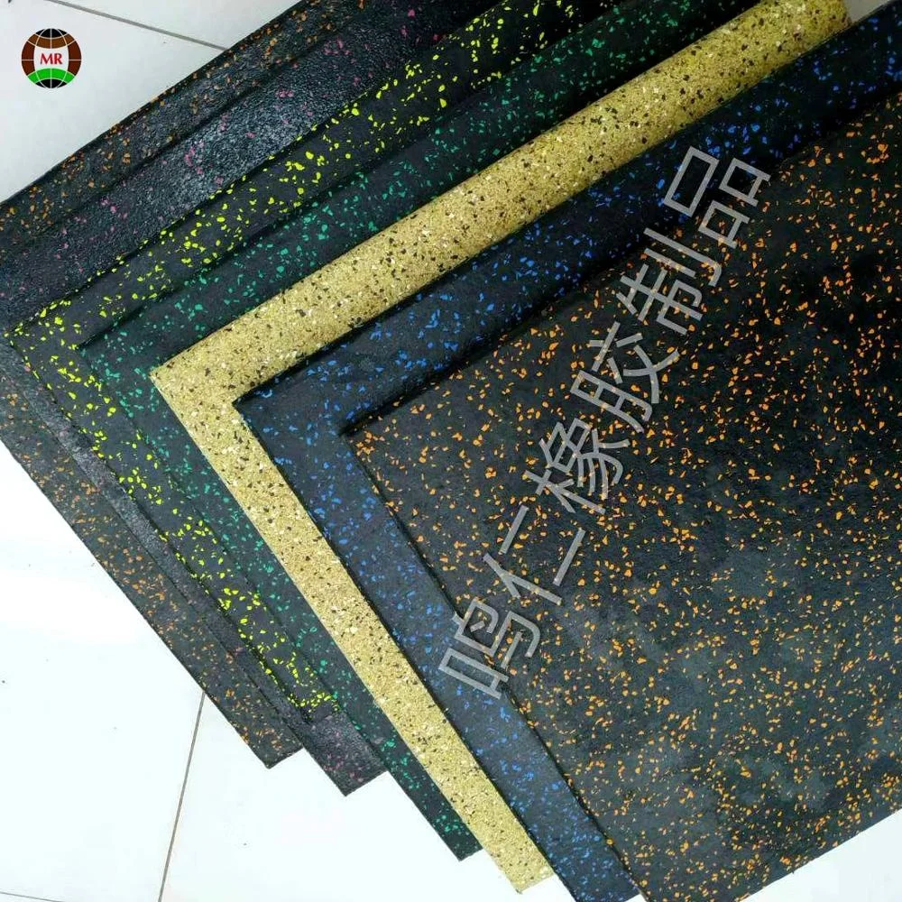 
RED BLACK BLUE GREEN Appreciating Price 20mm 500*500 High-Quality Long-Lasting Gym Rubber Mat Rubber Flooring 