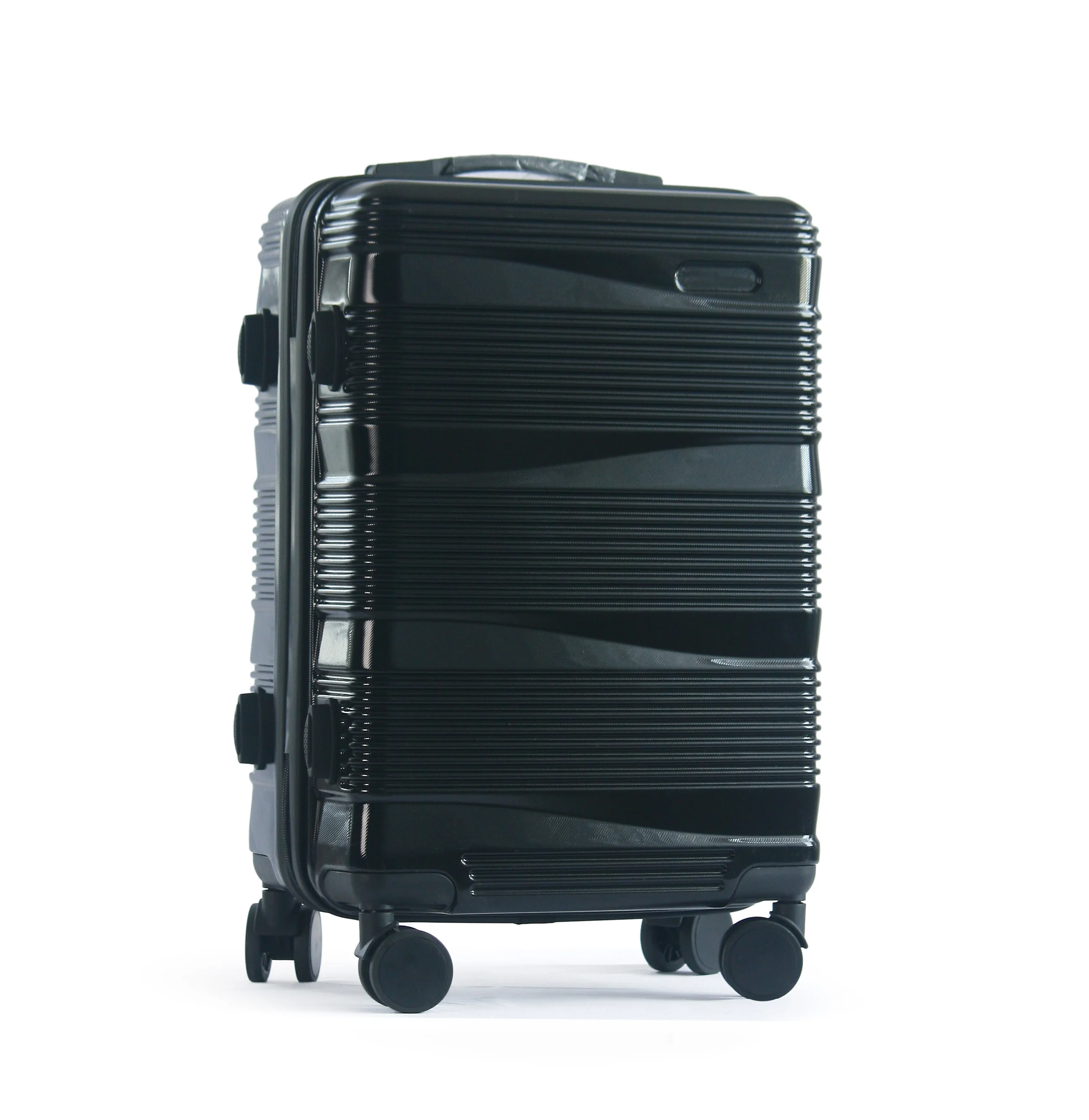 20 inch Flat Opening Cover Sustainable Eco Trolley Case Suitcase Made In China