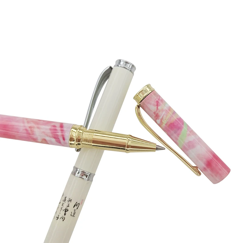 Manufacturer promotional personalised luxury executive retro metal gel ink rollerball pen