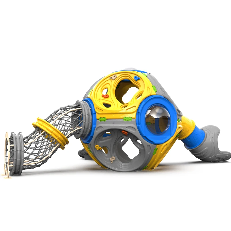 diy outside yard children slide games play structure outdoor climber