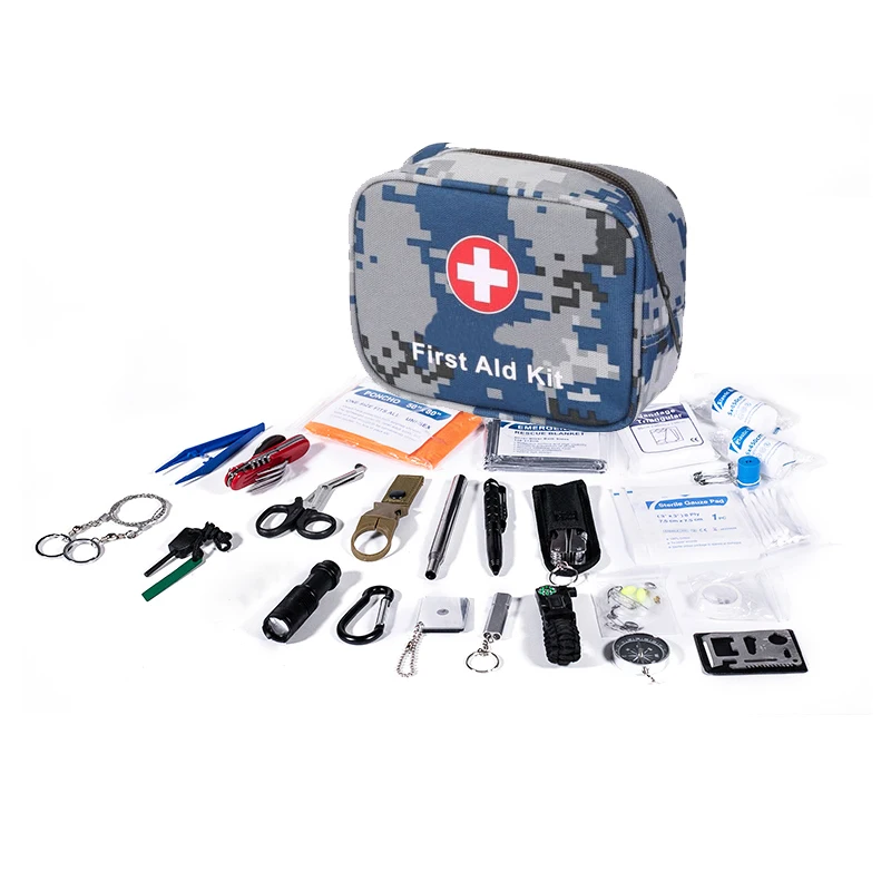 Field Individual Medical First Aid Kit Camouflage Outdoor Climbing Equipment Tactical Emergency Kit