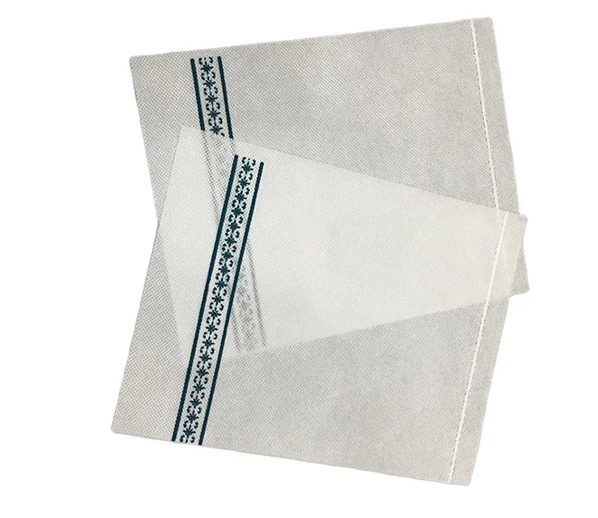 Best Price PP Disposable Printed Non Woven Fabric Seat Cover Airline Headrest Cover