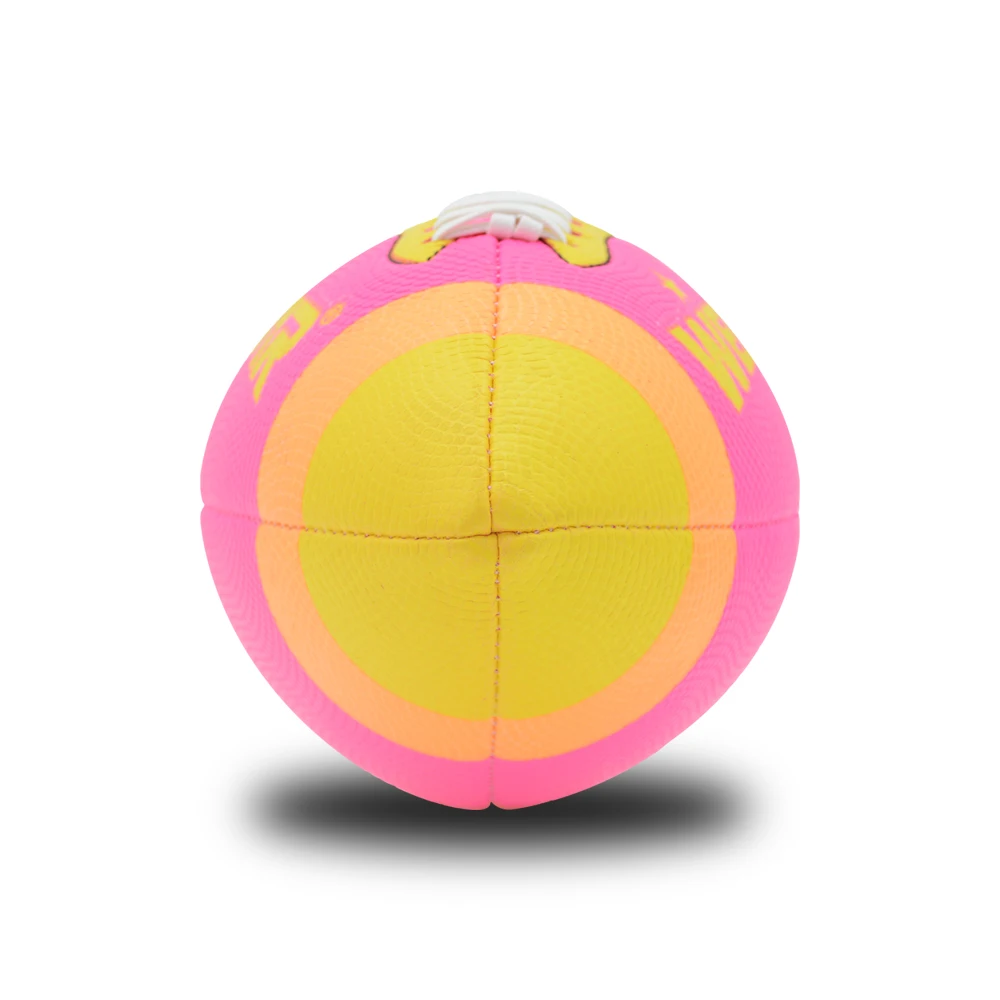 Good Quality Bright Neon Color Small Play Football Super Soft Touch PVC American Football Ball Size 3