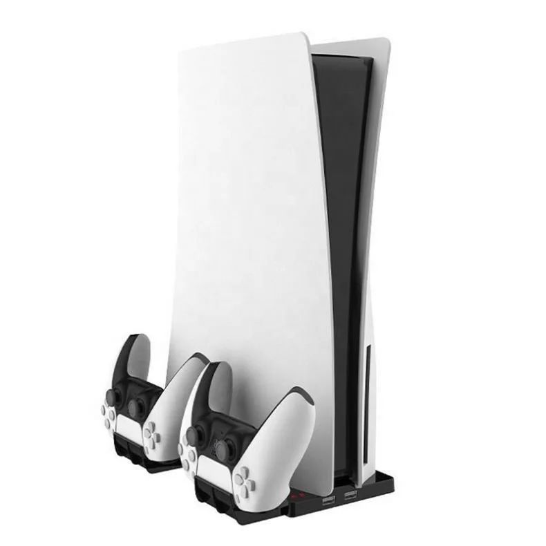 
PS5 Game Console Controller Dock Charger Game Multi-function Holder Steady Base Stand Console Bracket Charger for PS5 