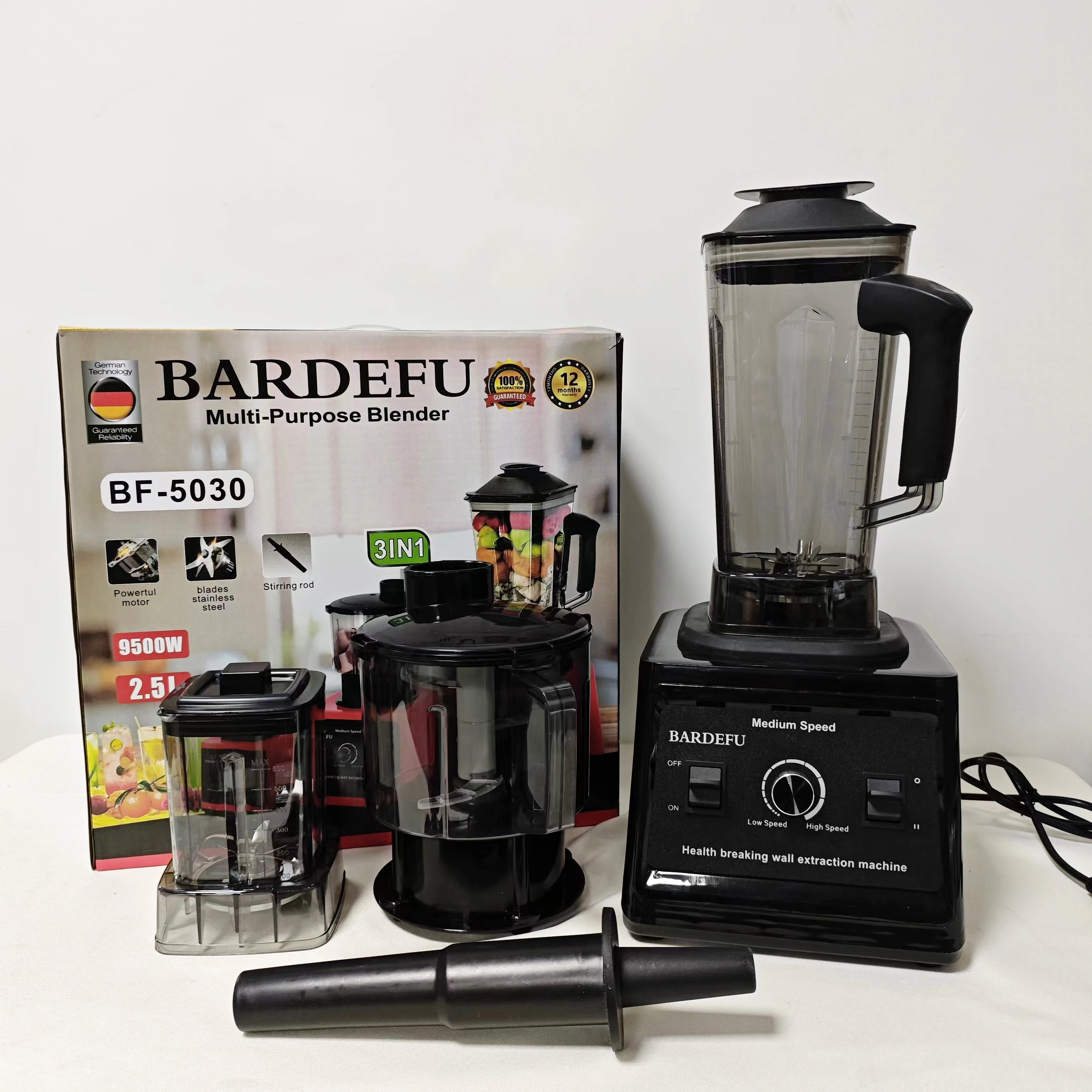 Bardefu Blenders and Juicers Fruit Machine Household Mixer Commercial Best Blender Mixer Machine 3 in 1