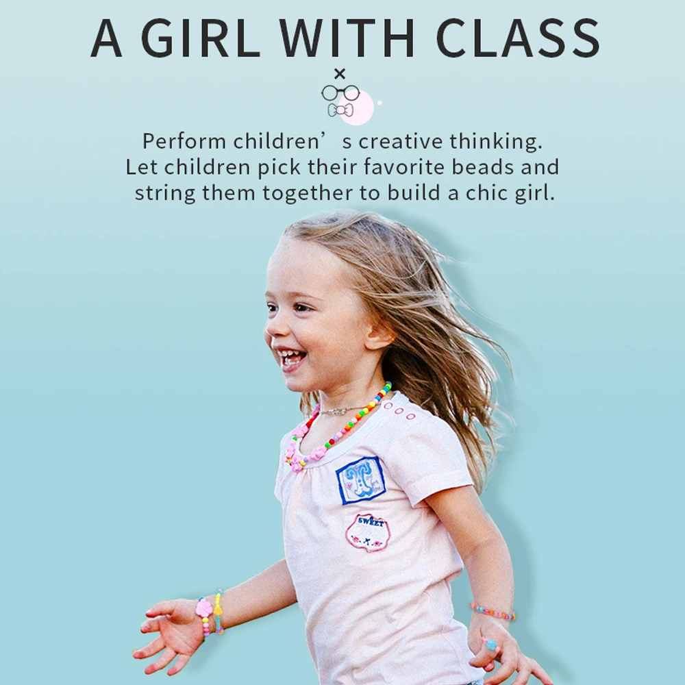 Children Ornament Toy For Girl Handicrafts Kids Jewelry DIY Making Toys