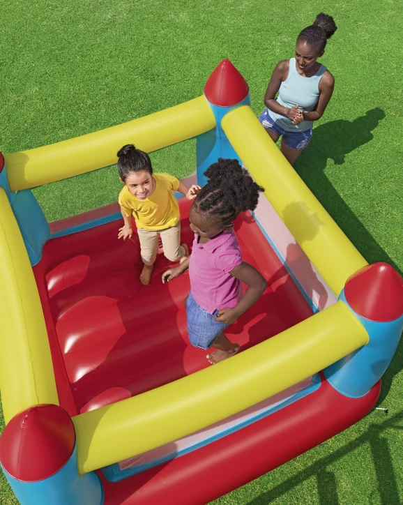 Bestway 52647 Outdoor Toy Playhouse Play House for Kid Children Baby For Indoor Royal Leap Kids Inflatable Bouncy House