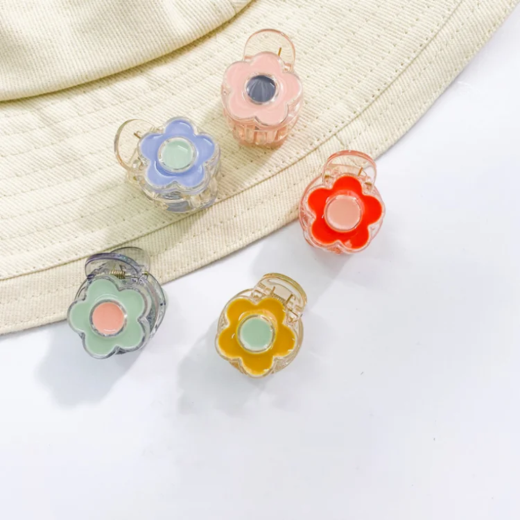 High quality hair clips for women little daisy summer hair accessories clip flower baby girls small women