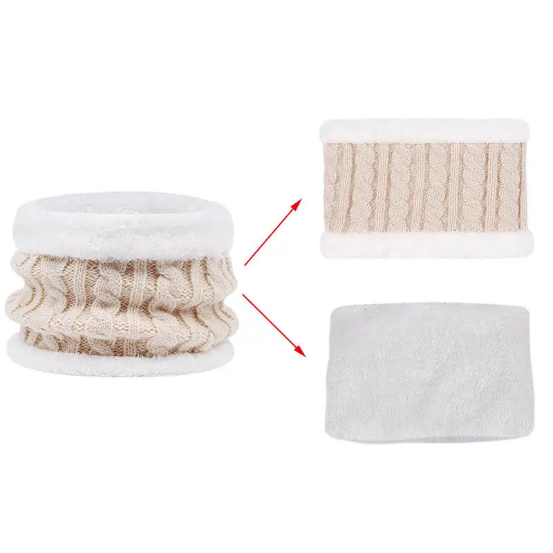 Children Winter Hat 3 Piece Boy Girl Knit Hat Cute Boys Girls Baby Hats Winter Beanie On Sale