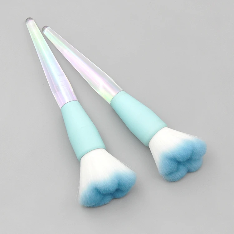 High Quality New Design Soft Brush Hot Sell Single Blue Cute Makeup Brush Custom Logo