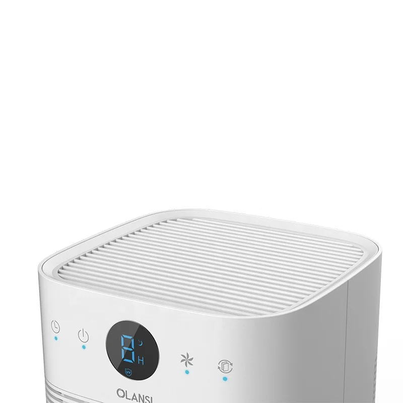 Cigarette Smoke Formaldehyde Removing Portable Mini UV Air Purifier For Home Bedroom Office