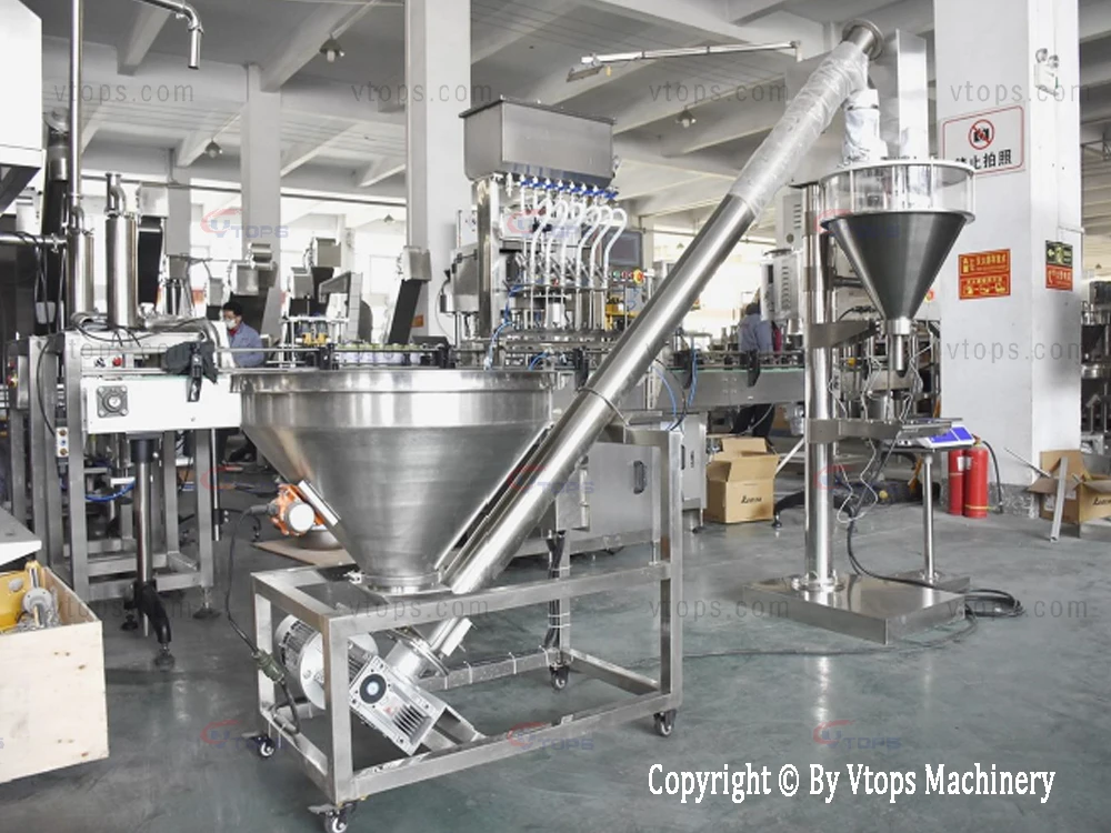 Semi Auto Augur Filler With Base Weighed Pharmaceutical Machinery Powder Filling Packaging Machine