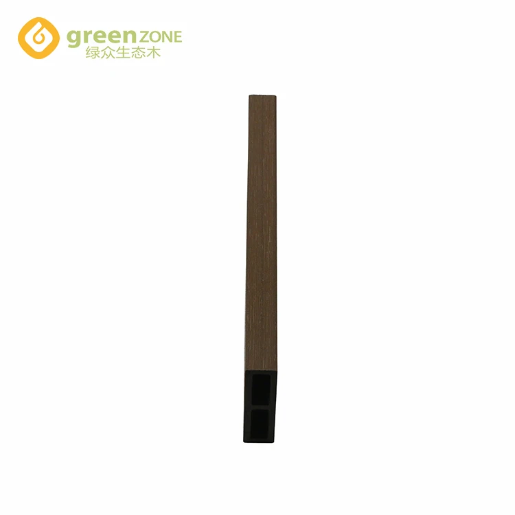 
2020 Greenzone solid batten tube eco timber tube composite wood plastic batten 