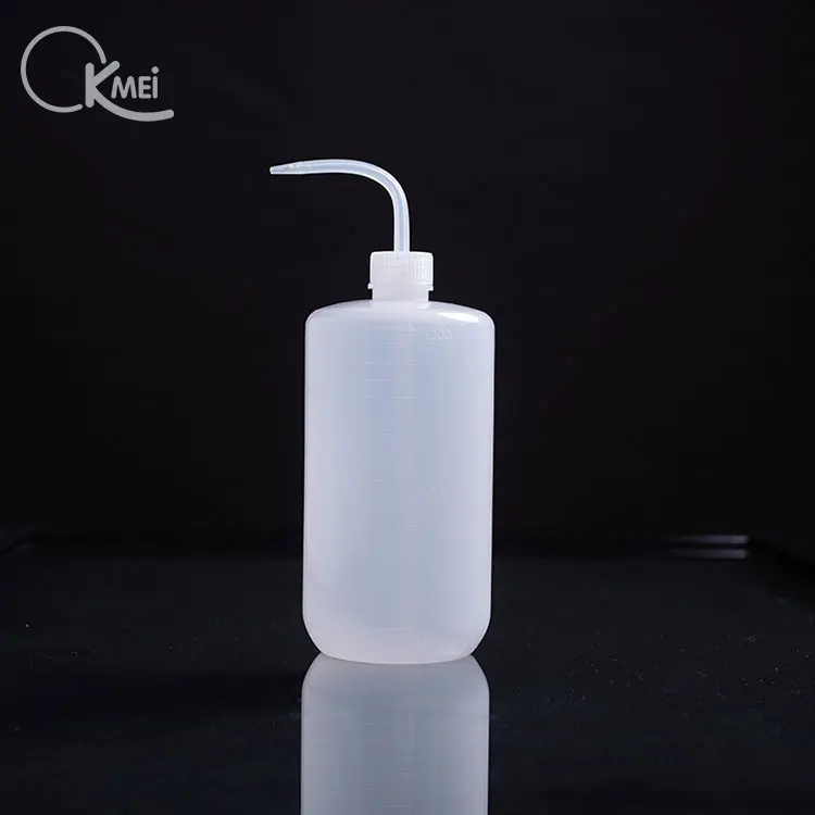 Customized multi capacity extruded elbow wash bottle