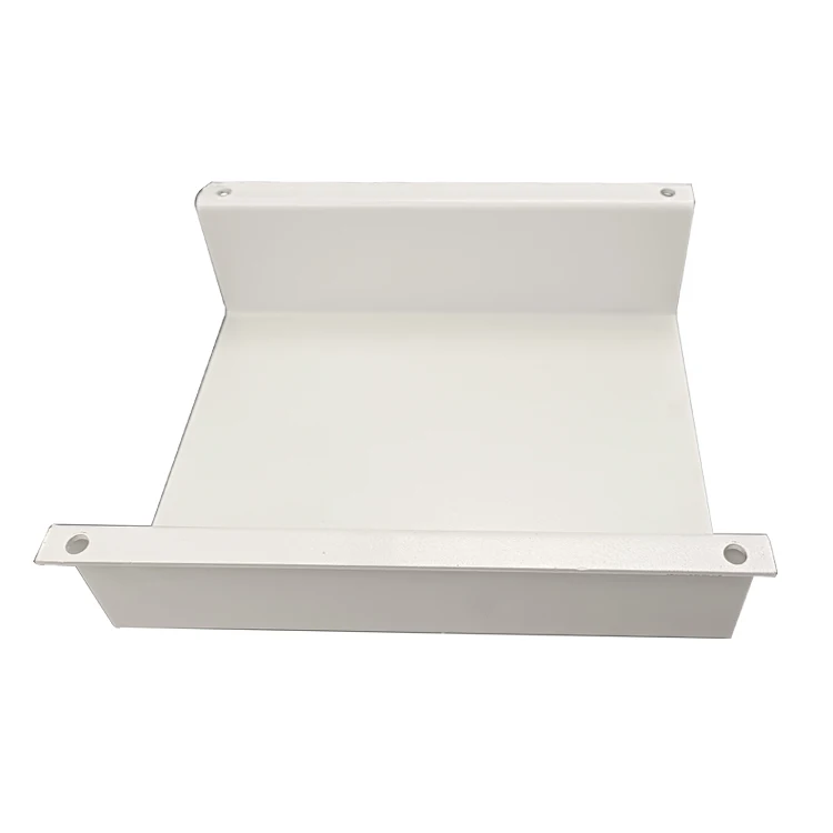 Metal Case Custom Sheet Metal Fabrication Work Electric Electronical Processing Panel Box U Shaped Plate Cover 4 Holes