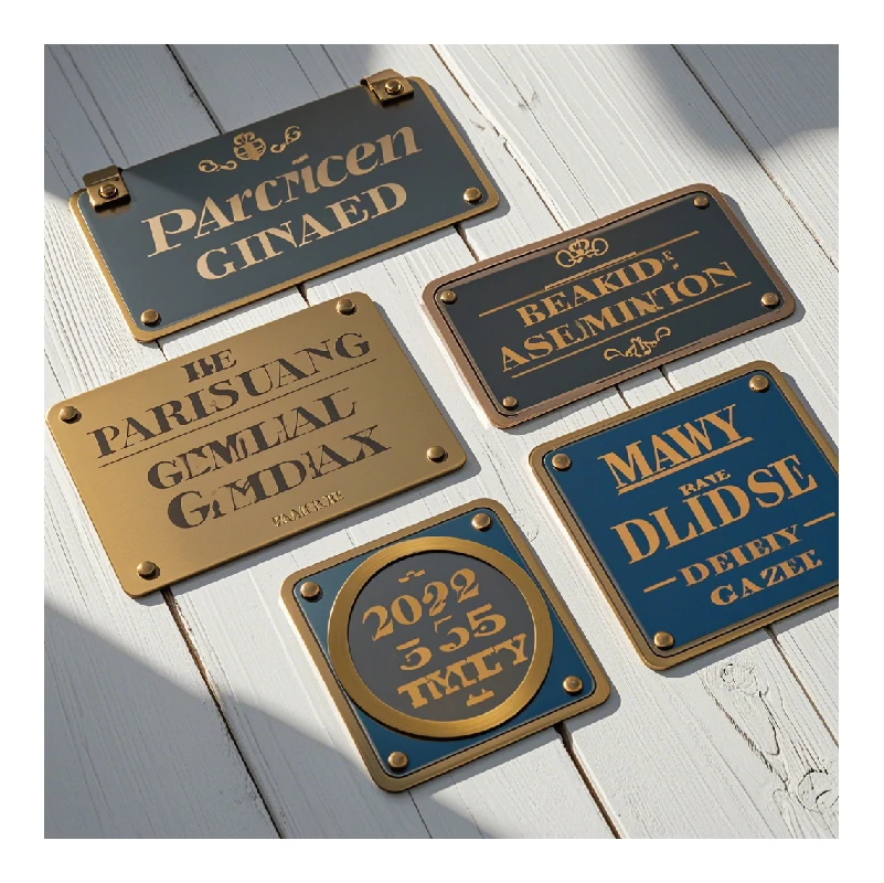 Factory Custom High Quality Metal Clothing Labels Tag Alloy Bag Label Exquisitely Carved Metal Brand Logo Label
