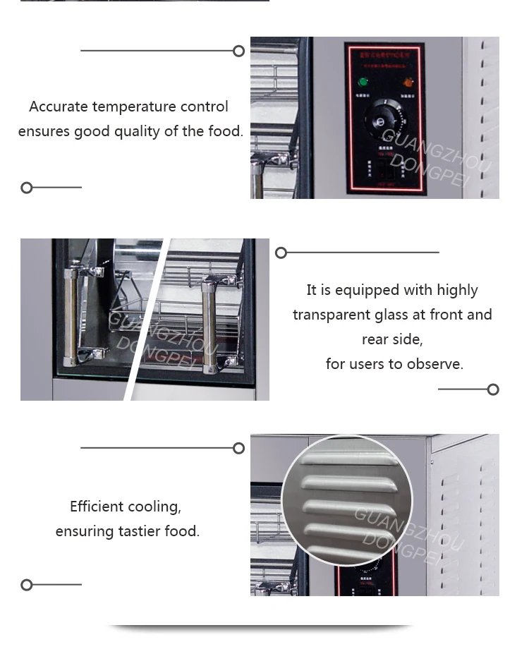 Кухонное оборудование, вращающаяся электрическая духовка для курицы/духовка для обжарки курицы