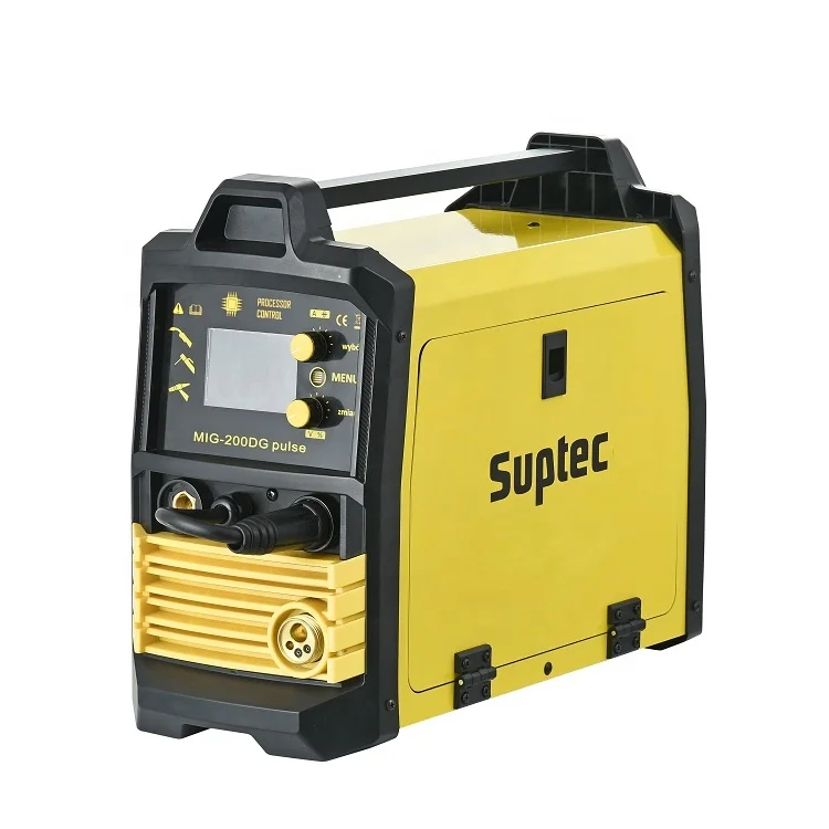 SUPTEC inverting mig welding machine aluminum mig welder SYN MIG-200 DOUBLE PULSE welder