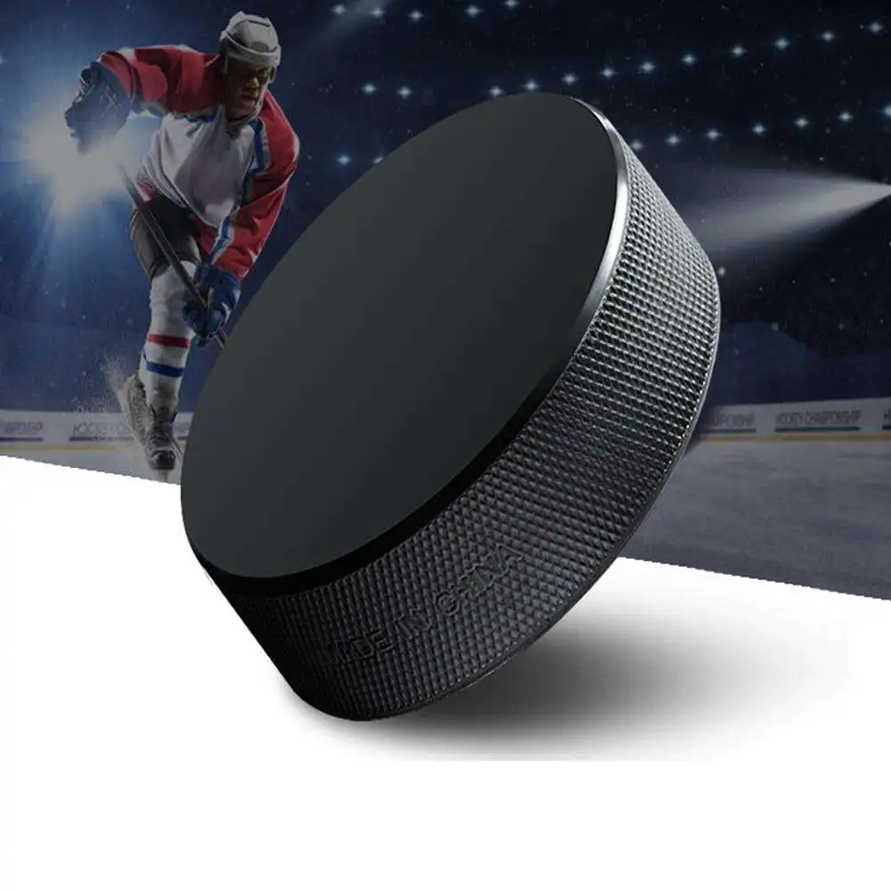 TOPTONS Professional Style Official Ice Hockey Puck Made of Durable Rubber
