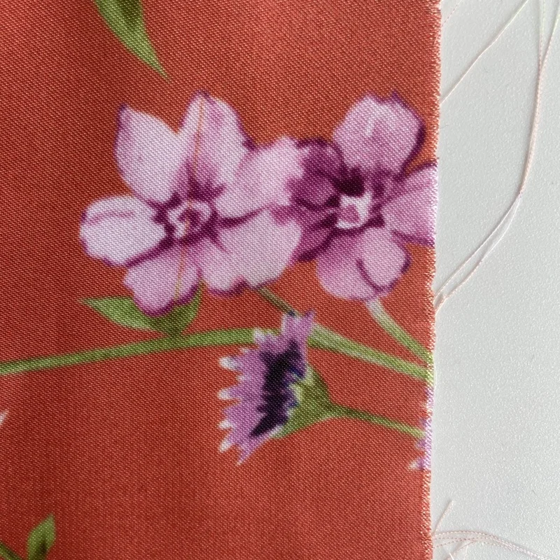 
50D silky touch fabric 100% polyester fabric printed with fashion floral pattern dress material for women 