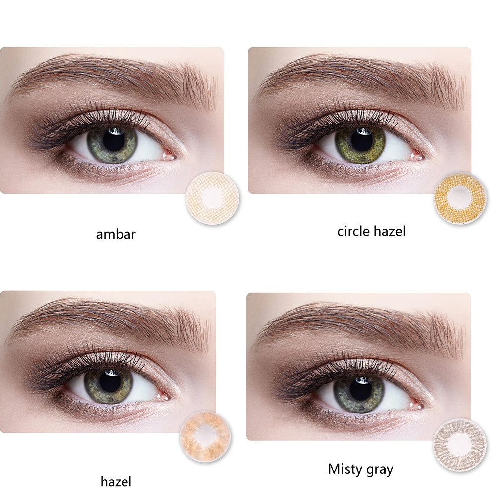 Annual fashion contact lens color new monochrome natural contact lens wholesale