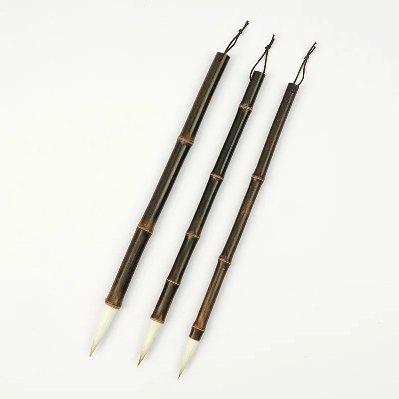 High Quality Wooden Handle Mixed Hair Chinese Calligraphy Writing and Painting Brush Chinese Writing Brush