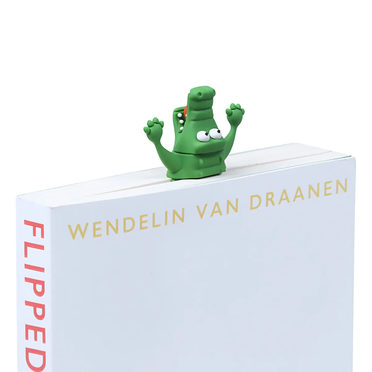 Creative 3D Stereo PVC Bookmark Cartoon Shark Crocodile Design Book Clip Pages Marker Kids Gifts School Stationery Book Mark