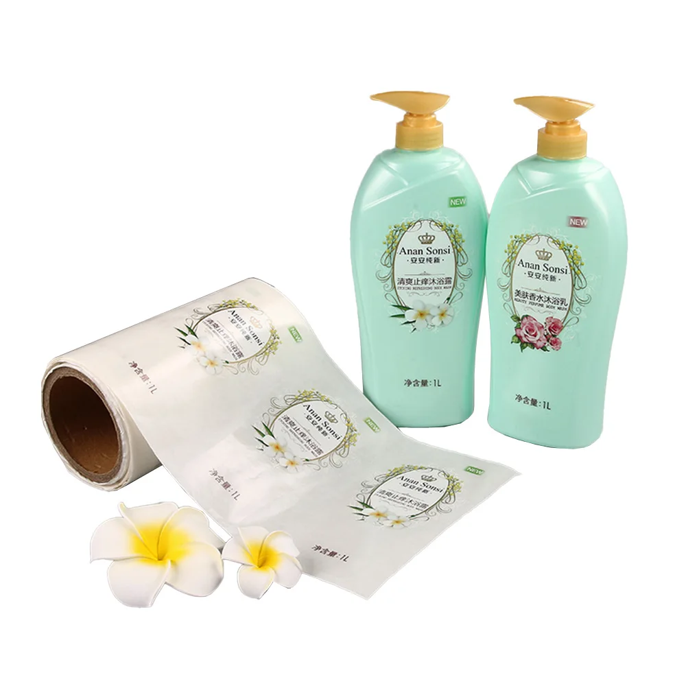 Custom Clear Transparent Vinyl Label Sticker for Beverage Water Juice Cosmetic Bottles-Premium Packaging Labels