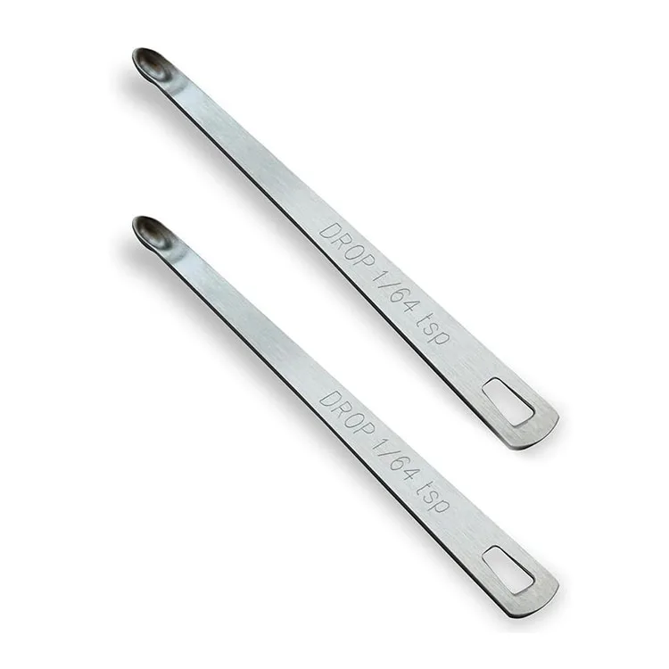 Custom Logo Mini 1/64 Tsp 0.083ml DROP Individual Stainless Steel Measuring Spoon