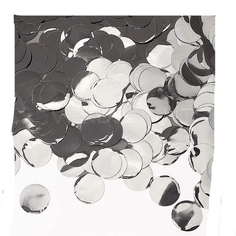 
Metallic silver confetti wholesale 