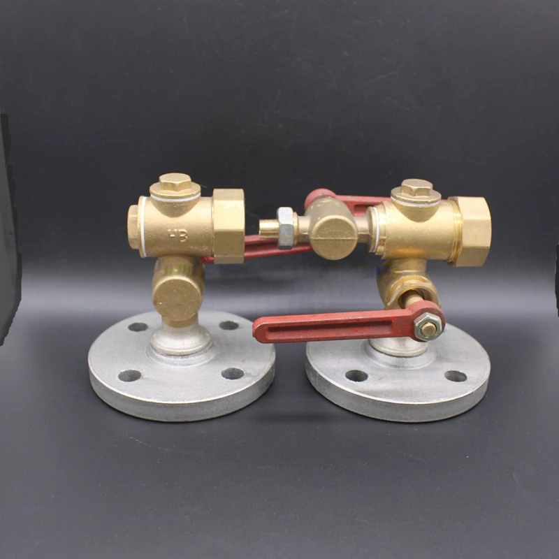 BSP NPT  brass material water level gauge valve for boilers water tank level indicator