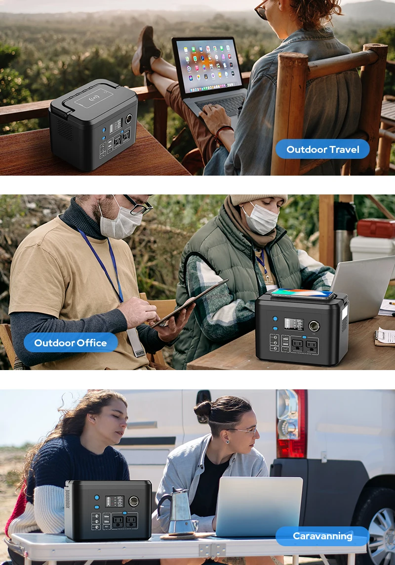 Portable Home Power Station AC 110V 230V for Home Use 100W 300W Power Bank for Camping Outdoor Travel Use