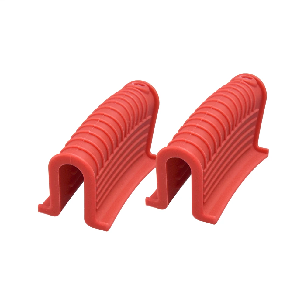 Nonslip Hot Skillet Handle Covers Pot Holder Sleeve Cast Iron Skillets Heat Resistant Silicone Assist Hot Pan Handle Holder