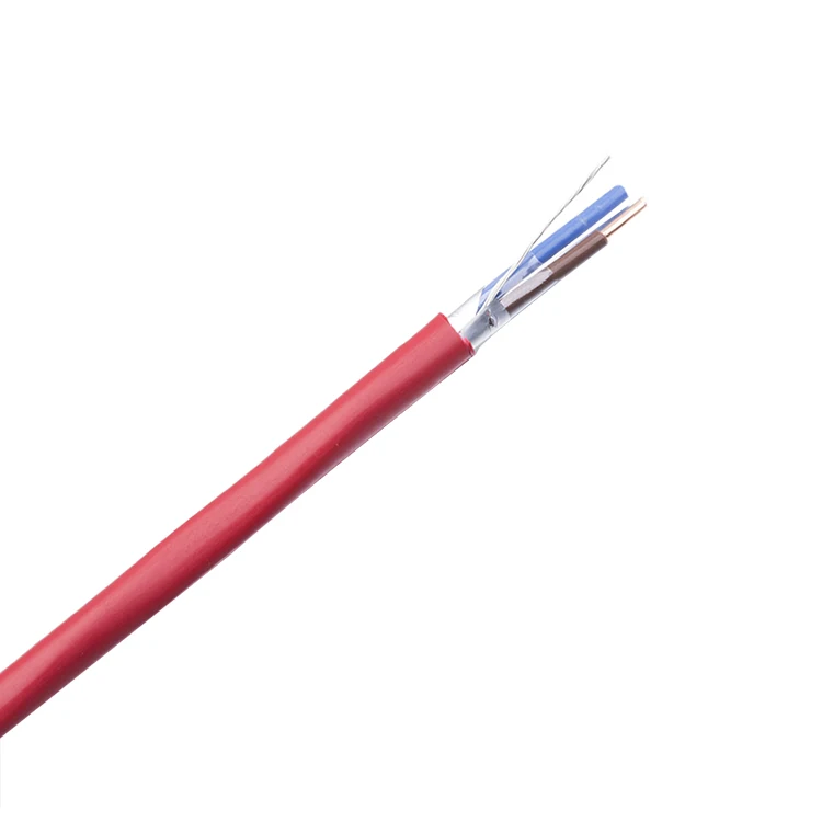0.5mm 1.0mm cable 14awg 1.5mm2 / 16awg 2c shielded fire alarm cable